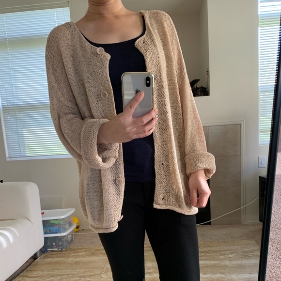 Button Down Lightweight Cardigan - Picture 2 of 4